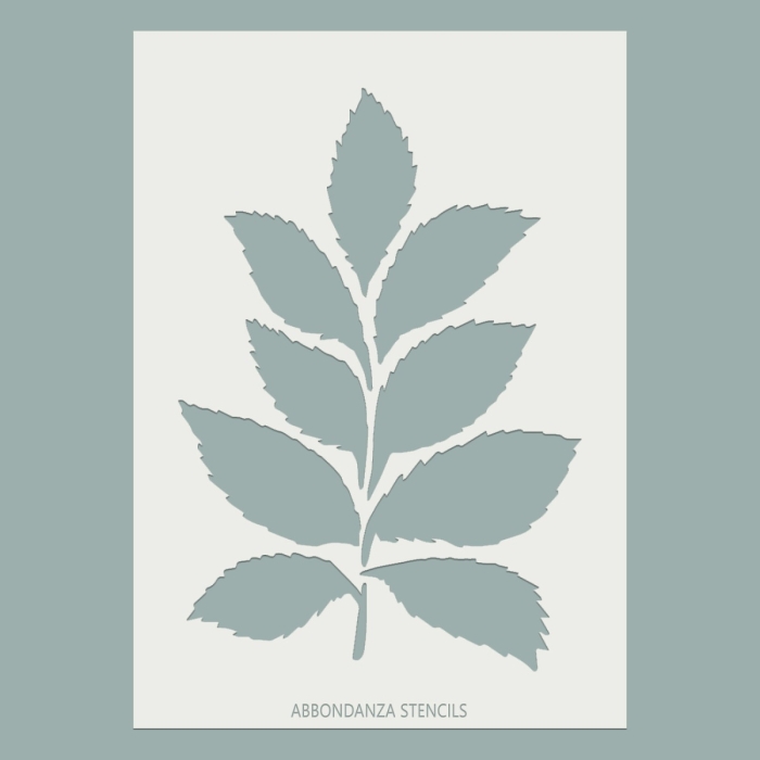 Stencil Leaf Branch Abbondanza