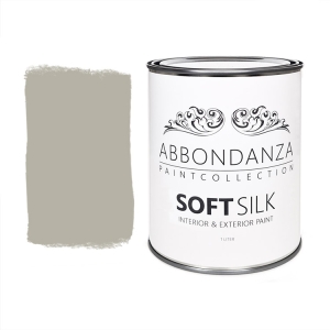 Lak Soft Silk Loft is een warme middelgrijze tint, tussen de grijs- en taupe tinten in. Prachtig in een industrieel interieur.